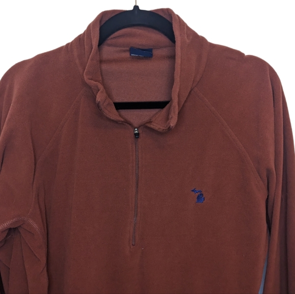 Michigan Outline Women’s Quarter-Zip Fleece Pullover 🍂 Size L - Picture 5 of 7